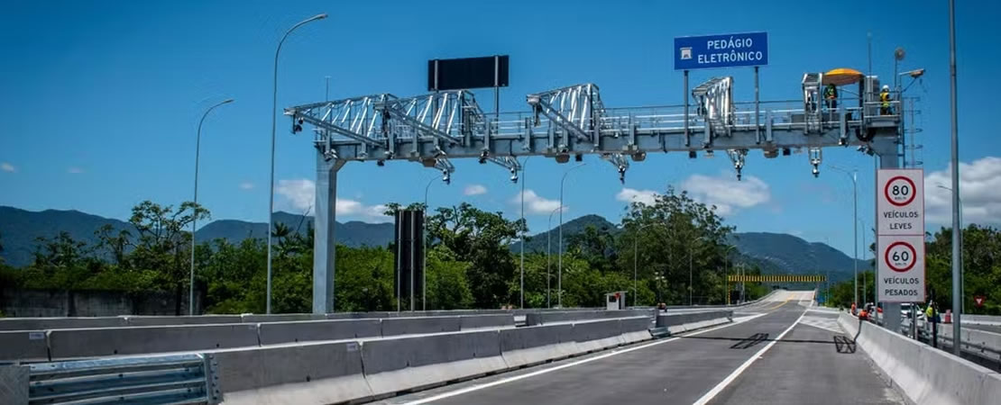 Passagens pelo pedágio free flow poderão ser consultadas pelo app CNH do Brasil